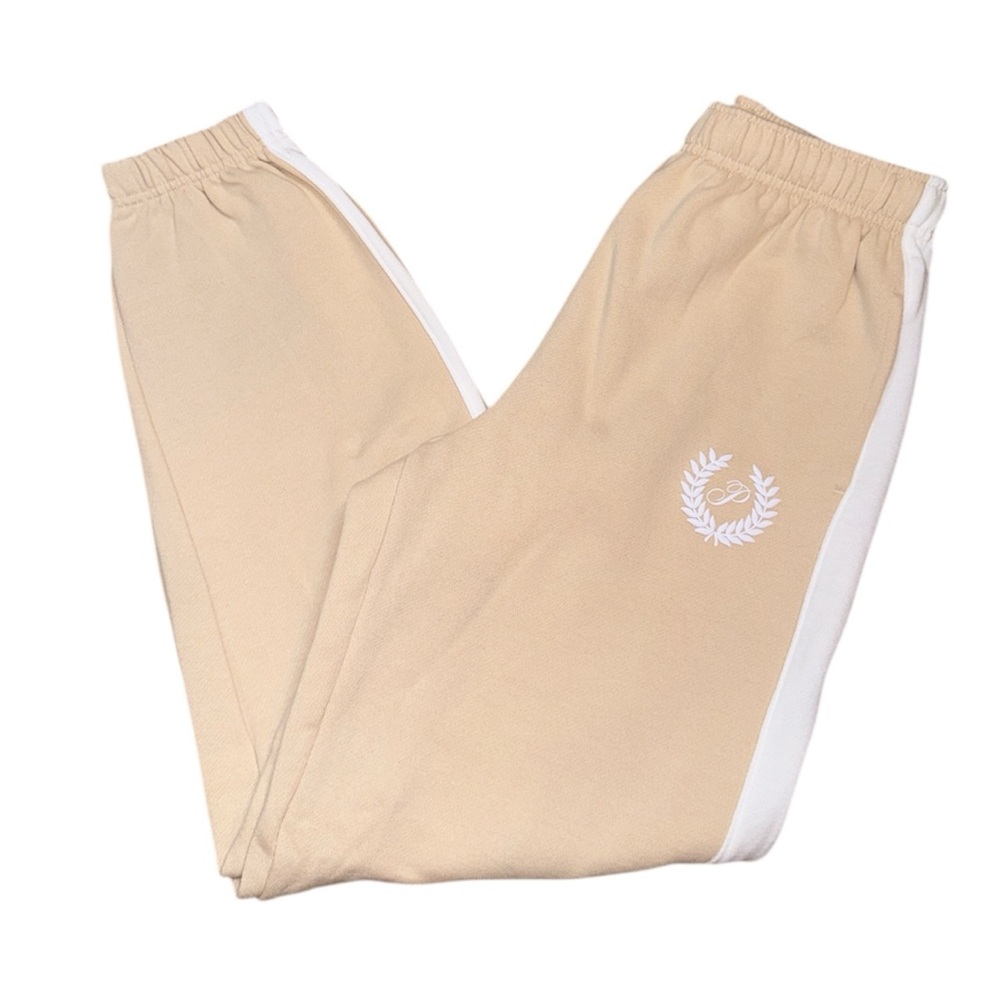 Pink Tan Track/ Jogger Sweat Pants